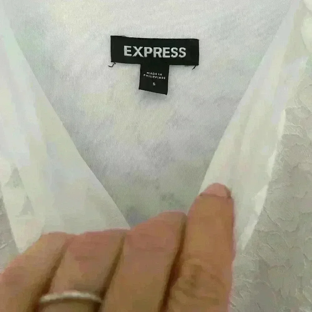 Express Lace V-Neck Midi Dress Size Small